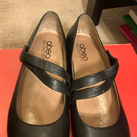 Abeo Tiana Neutral Bio System Black Mary Jane Shoe - Picture 5 of 6